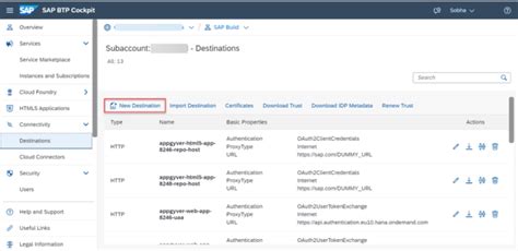 Btp Destinations And Sap Build Apps To Integrate Sap C4c And S4hana