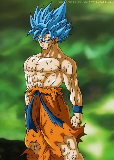 Goku Super Saiyan Blue Universe Survival By Sennin Gl On