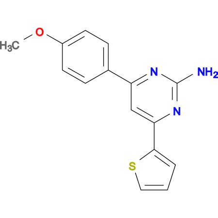 4 4 Methoxyphenyl 6 Thiophen 2 Yl Pyrimidin 2 Amine 10 524533