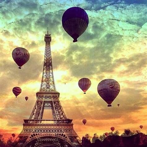 Hot Air Balloon Ride Over Paris Favorite Places And Spaces Pin