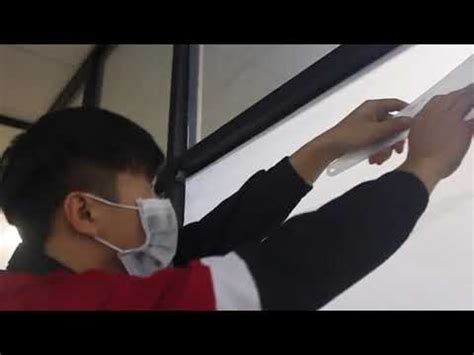 How To Install Switchable Smart Film Self Adhesive Pdlc Film Youtube