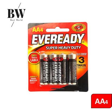 EVEREADY SUPER HEAVY DUTY AA 4PCS Shopee Malaysia