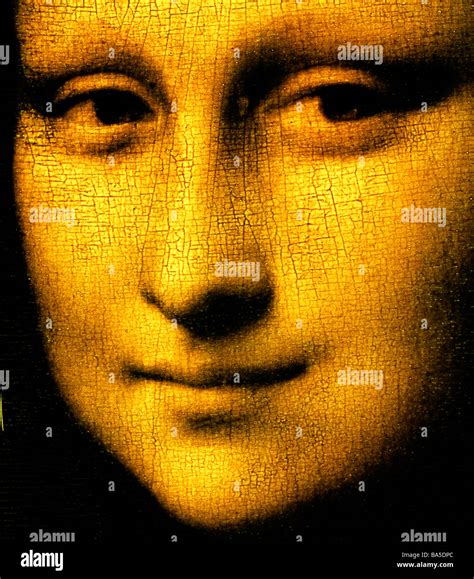 Portrait Of Lisa Del Giocondo Mona Lisa By Leonardo Da Vinci Closeup