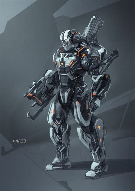 Centurion By Km33 On Deviantart Robot Concept Art Armor Concept Concept Art Characters