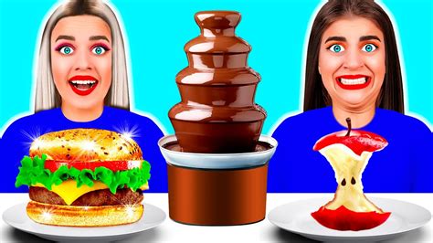 Fille Riche Vs Fille Fauch E D Fi Fondue Au Chocolat Booboom Challenge