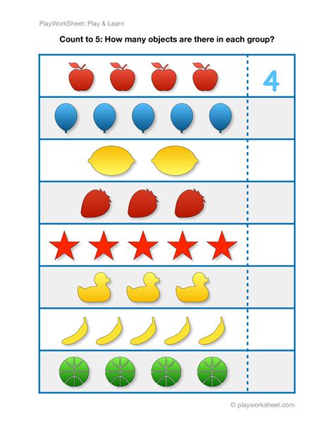 Practice Counting To Five