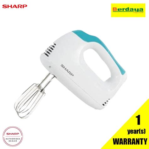 Sharp W Emh Wh Speeds Turbo Function Hand Mixer Berdaya