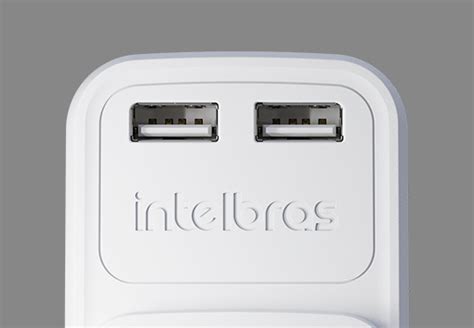 Adaptador Intelbras Carregador De Tomadas Branco Lojaibyte