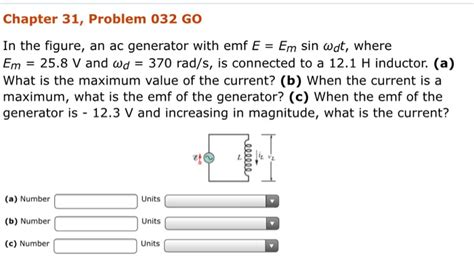 Solved Chapter 31 Problem 032 GO In The Figure An Ac Chegg