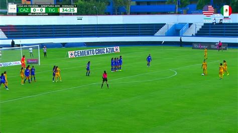 Gol De L Ovalle Cruz Azul Femenil 0 1 Tigres Femenil Apertura