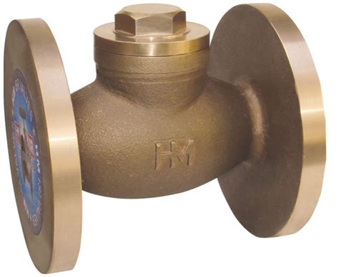 Hm Bronze Horizontal Lift Check Valve Flanged Valve Size Mm At