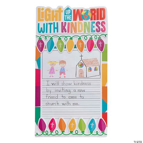 I Can Light Up The World With Kindness By Template