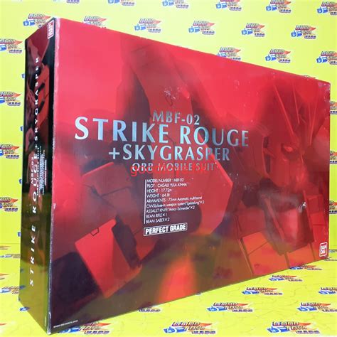 全新未砌 BANDAI 高達 SEED 1 60 PERFECT GRADE PG 模型 MBF 02 STRIKE ROUGE