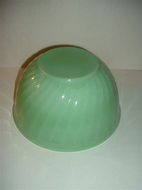 Jadeite Glass Fire King Kitchen Mixing Bowl