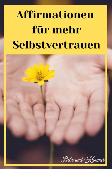 Affirmationen für mehr Selbstvertrauen