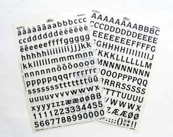 White Dry Transfer Sheets Helvetica Mecanorma Rub On Letters