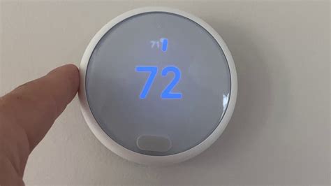 Setting Nest Thermostat To Cool Mode Youtube