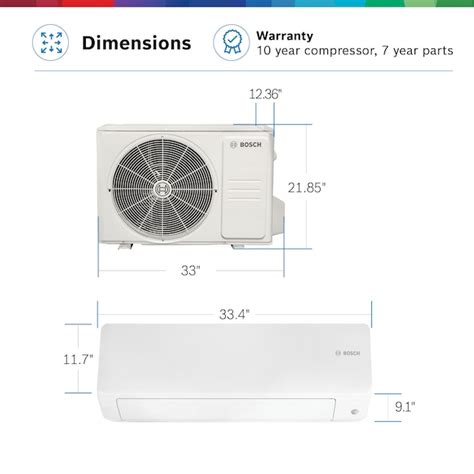 Bosch Max Performance Single Zone 6000 Btu 26 5 Seer Ductless Mini