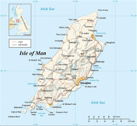 Large Isle Of Man Maps For Free Download And Print High Resolution