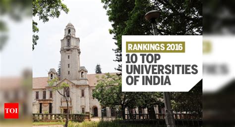 Indias Top 10 Universities India News Times Of India