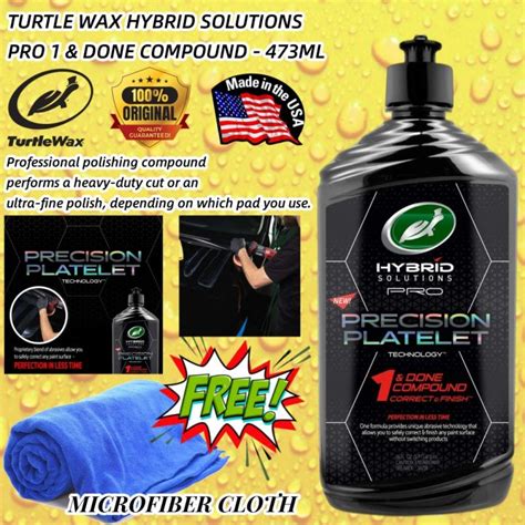 100 Original Turtle Wax Turtle Wax Hybrid Solutions Pro 1and Done