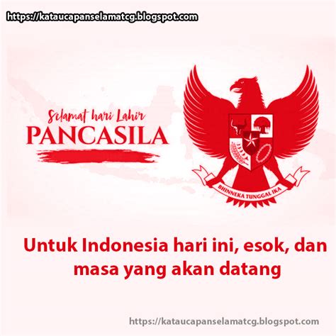 Kata Ucapan Selamat Hari Lahir Pancasila Terbaru Kata Ucapan Selamat