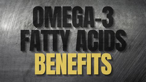 Omega 3 Fatty Acids Benefits On Health Geek Consumers