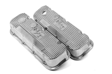 Holley Holley M T Valve Covers Vintage Style Finned Bbc