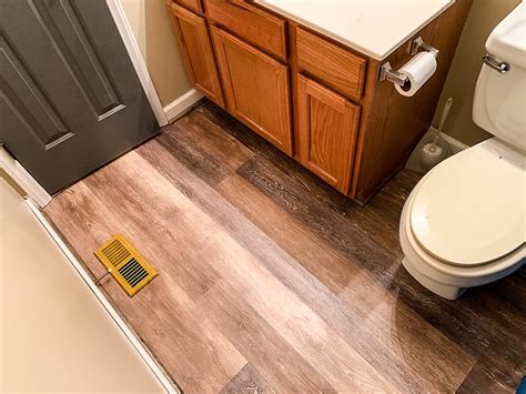 Installing Lifeproof Vinyl Plank Flooring In Bathroom Floor Roma