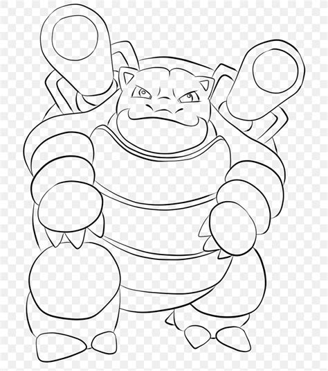 Mega Blastoise Coloring Pages