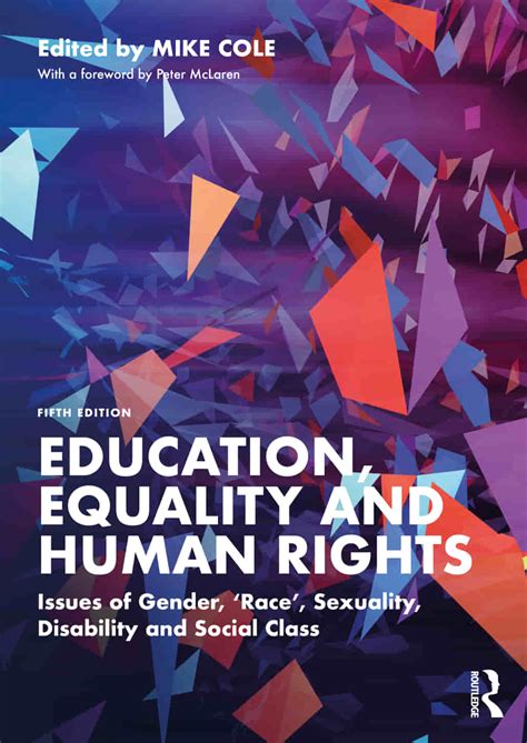 Education Equality And Human Rights Issues Of Gender Race Sexuality Disability And Social