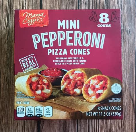 Mama Cozzi S Mini Pepperoni Pizza Cones Aldi Reviewer