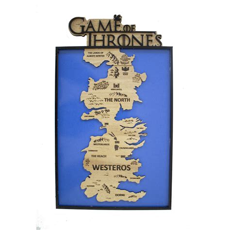 Game Of Thrones Layerad Westeros Maps For Laser Cutting SVG Etsy