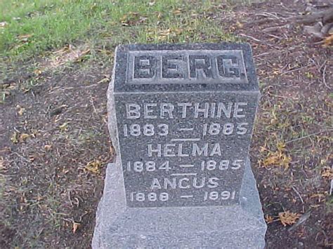 Berthine Berg M Morial Find A Grave