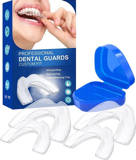 Mouth Guard For Teeth Grinding And Clenching 4 Pack Sleeping Mouth