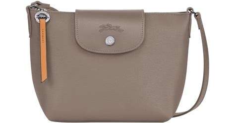 Longchamp Le Pliage City Coated Canvas Crossbody Bag In Brown For Men