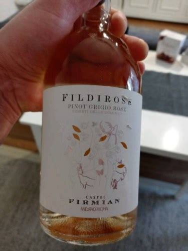 Mezzacorona Castel Firmian Fildirose Pinot Grigio Rosé Vivino US