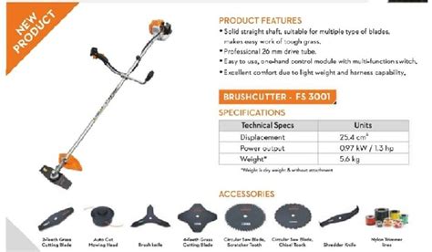 FS 3001 Stihl Petrol Brush Cutter Supplier From Delhi