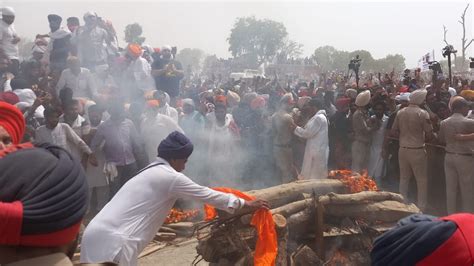 Punjabi Singer Sidhu Moose Wala Cremated In Ancestral Village Amid Huge