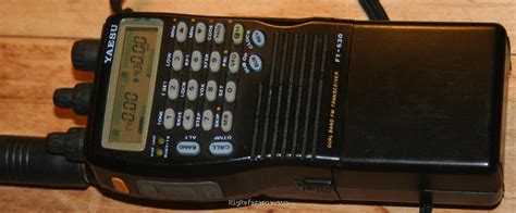 Yaesu FT 530 Handheld VHF UHF Transceiver RigReference