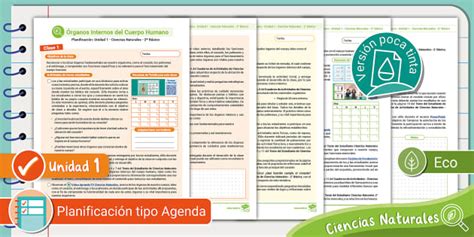 Planificación Unidad 1 Ciencias Naturales 2º Básico