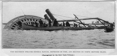 Sinking Of The Steamboat General Slocum The Mariners Museum And Park