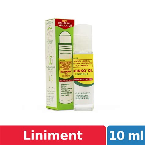 Katinko Oil Liniment Roll On 10ml Nccc Online Store