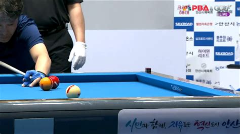 다음스포츠 동점 상황에서 약간의 행운이 따라주면서 달아나는 임태수 실크로드안산 Pba 챔피언십 23 24