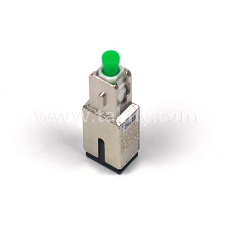 Sc APC Single Mode Female To Male Fiber Optic Attenuator 0 30dB For