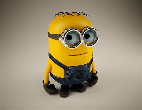 Rigged Minion D Model Rigged Cgtrader