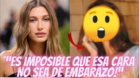 Las fotos de Hailey Bieber por la que aseguran que ahora si está