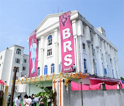 KCR Inaugurates BRS Office In New Delhi Excel India Online