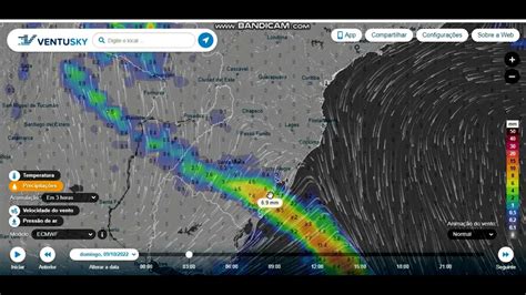 Frente Fria Avan A Pelo Sul Do Brasil Levando Chuva E Temporais