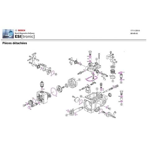 Kit Joints Pompe Injection Bosch Ve Pour Tracteurs Ih Fiat Tracto